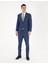 Erkek Koyu Mavi Slim Fit Yün Karışımlı Takım Elbise 50285902-VR032 3