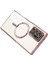 Samsung Galaxy Note 20 Ultra Kılıf Kamera Lens Korumalı Renkli Magsafe Şeffaf Silikon Rose Gold 1