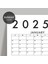 Amerikan Standardı 2025 Yıllık Planlayıcı Duvar Takvimi 3
