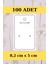 With Love Dikey 100 Adet Küpe Kartı Takı Kartı Paketleme Kartı Bujiteri Kartı 1