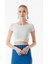 Fullamoda Basic Fitilli Bisiklet Yaka Crop T-Shirt 2