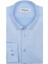 Slim Fit Klasik Yaka Armürlü Mavi Erkek Gömlek GM2024700286 1