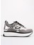 Siyah - Açık Gri Kadın Süet Sneaker Louıse 0 1