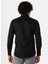 Slim Fit Klasik Yaka Armürlü Siyah Erkek Gömlek GM2024700301 3