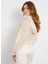 Oversize Krem Kadın Ceket W4GL06WG450-F0D9 4