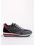 Gri - Kırmızı Erkek Süet Sneaker Wen 0400 1