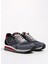 Gri - Kırmızı Erkek Süet Sneaker Wen 0400 2