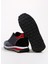 Gri - Kırmızı Erkek Süet Sneaker Wen 0400 4