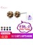 RENK12 Yeni Koleksiyon Kübik Zirkonya Cz Taş 6 mm Moda Takı Damızlık Küpe Gümüş Küpe Kadın Giftolors (Yurt Dışından) 3