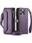 Iphone 15 Için Crossbody Durumda Pro Max Rfid Engelleme Durumda Cüzdan Fermuar Yuvası (Yurt Dışından) 1