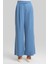Tencel Palazzo Pantolon 24Y2615 İndigo 3