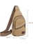 Yucama Messenger Çanta Göğüs Çantası Crossbody Çanta Seyahat Spor Koşu Yürüyüş Için Askı Çantası - Khaki (Yurt Dışından) 2