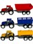Traktör Oyuncak 3'lü Set Süper Farm Modern Design Römorklu Traktör Set 5