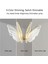 Altın Luxury Exclusive Modern LED Avize Butterfly Kelebek Gold Sarı Kademeli 3 Renk Metal 20 x 60 8 4