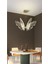 Altın Luxury Exclusive Modern LED Avize Butterfly Kelebek Gold Sarı Kademeli 3 Renk Metal 20 x 60 8 5