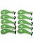 10X Neopren Golf Demir Başörtüsü Golf Kulübü Golf Sopası Kılıfı Koruma Numarası Etiketi Yeşil ve Beyaz (Yurt Dışından) 4