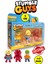 Stumble Guys Seri 1 - 3D Mini 3 Lü Figür Seti - 3 Adet Mr Stumble Super Gal Dynamitron - 5 cm 1