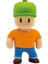 Stumble Guys Seri 1 - 3D Mini 3 Lü Figür Seti - 3 Adet Mr Stumble Super Gal Dynamitron - 5 cm 4