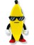 Stumble Guys Seri 1 - 3D Mini 3 Lü Figür Seti - 3 Adet Banana Guy Lilith Army Man Glows - 5 cm 5