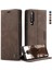 Huawei P30 Durumda Kart Yuvası Kickstand Manyetik Kapatma Vintage Için Flip Case (Yurt Dışından) 4