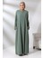 Mint Kadın Aerobin Gizli Fermuarlı Tesettür Ferace Elbise 1