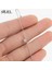 Altın Tarzı No.81 Beden Yeni Kulak Iğne Sarma Paletli Kanca Küpe Womeurround Auricle Diyagonal Damızlık Bakır Kakma Zirkon Piercing Küpe 1 Adet (Yurt Dışından) 1