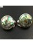 Abalone Kabuğu MC6996 Kaplan Gözü Lapis Lazuli Malakit Aventurin Opal Howlite Kristal Unakite Jaspe Abalone Kabuk Sanat Oval Klip Küpe WB659 (Yurt Dışından) 1