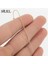 Altın Tarzı No.91 Beden Yeni Kulak Iğne Sarma Paletli Kanca Küpe Womeurround Auricle Diyagonal Damızlık Bakır Kakma Zirkon Piercing Küpe 1 Adet (Yurt Dışından) 1