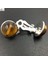 Pembe Kristal MC6981 Kaplan Gözü Lapis Lazuli Malakit Aventurin Opal Howlite Kristal Unakite Jaspe Abalone Kabuk Sanat Oval Klip Küpe WB659 (Yurt Dışından) 4
