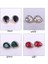 Mavi Deldi En Li Avusturya Kristal Rhinestone Su Damlası Şekil Klip Küpe Olmayan Piercing Charm Gelin Kulak Toka Küpe Bijoux (Yurt Dışından) 3