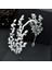 A408-G A115 Yapraklar Düğün Kafa Kristal Gelin Headdress Inci Kafa Çember Tasarım Başlığı Kadınlar Için Tiara Gelin Saç Aksesuarları (Yurt Dışından) 2