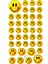 Sticker Kabartmalı Stiker Defter Planlayıcı Etiket (HQ003)-18X10 Cm- Sarı Emoji 1