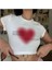 Y2K To Describe How Much I Love You Baskılı Desenli Beyaz Yarım Kadın Bluz Crop Top T-Shirt 2