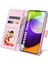 Ile Uyumlu Samsung Galaxy A52S 5g Vaka Retro Yaldızlı Kırmızı Gül Çiçek Manyetik Pu Deri Rfıd Engelleme Flip Kart Yuvaları Tutucu Cüzdan Kapağı (Yurt Dışından) 4