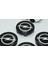 Opel Siyah Jant Göbeği Kapak Seti 60MM 3