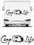 Camp Life Kamp Hayatı Karavan Sticker Adventure Karavan Çıkartması Q41 1