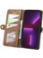 Iphone 13 Için Flip Case Pro Kapak Kapak Cüzdan Basit Iş Darbeye (Yurt Dışından) 5