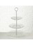 Şeffaf Cam Dekoratif Raflı Stand 35Cm 1