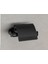 Flexu Kapaklı Tuvalet Kağıtlığı Siyah Renk 85X88X158 Mm 1