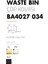 Pedallı Gold Çöp Kovası 9 Lt / 310X230X310 Mm 2