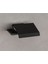Plaın Kapaklı Tuvalet Kağıtlığı Siyah Renk 51X137X154 Mm 1