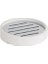 Katı Sabunluk Beyaz/Krom Renk 26X120X120 Mm 1