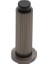 1018 Duvara Monte Kapı Stoperi 32 Mm Füme Renk Vidalı 1