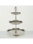 Gümüş Dekoratif Raflı Stand 50Cm 1