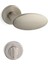 Oberon Rozetli Kapı Kolu Saten Rengi Wc - Hha236Ro12W Nbm 1