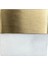 Çap 40X40Mm Beyaz/Mat Sarı Düğme Kulp / Doğal Taş 1
