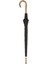 Bambu Saplı Jakarlı Siyah Şemsiye 95 Cm 2