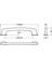 Siyah Renkli 192 Mm Modern Kulp - Ssy4245 0192 Al6 2