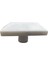 Çap 25Mm X 50Mm Beyaz Düğme Kulp / Doğal Taş 2