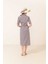 Desenli Poplin Midi Boy Elbise Standart Renk Y2411004_089 2